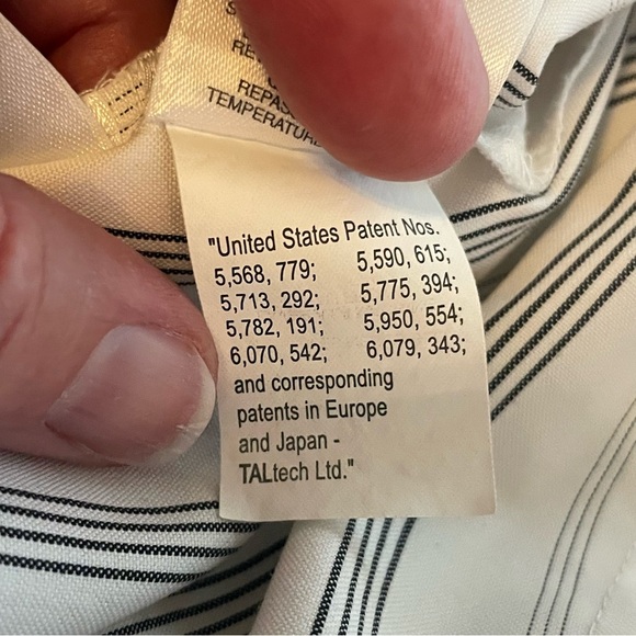 Women’s Jones NY Striped Button-Down Shirt - Picture 12 of 13